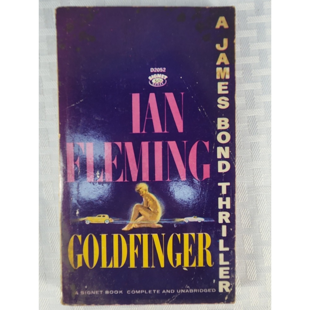 SIGNET 2729 IAN‎ FLEMING JAMES BOND 007 GOLDFINGER BARYE CVR Vol 1 #2 UNCENSORED